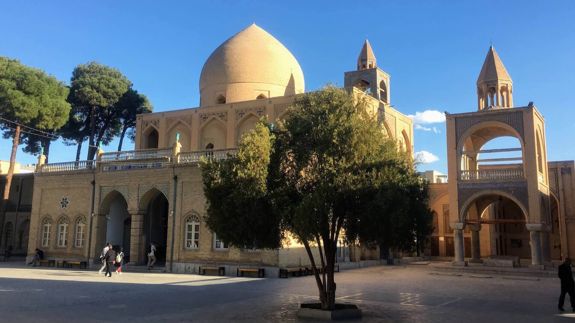 Armeense Vank kathedraal in de wijk Jolfa in Isfahan, Iran